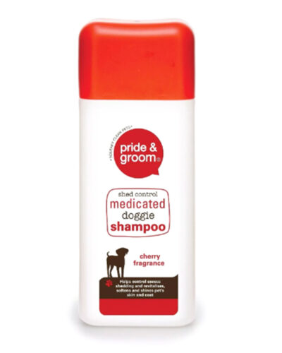 300ml Medicated Dog Shampoo Shed Control Puppy Shampoo - Cherry Fragranced